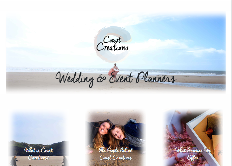 Coast Creations Ltd Website Screenshot