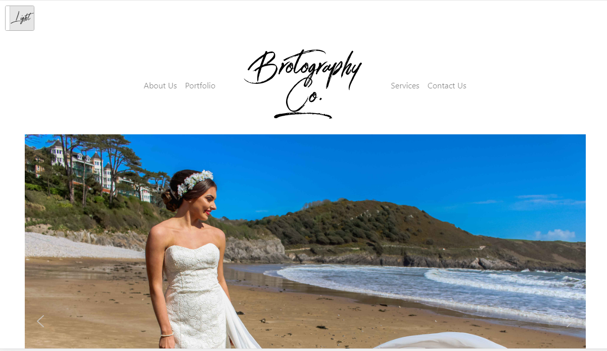 Brotography Website Screenshot